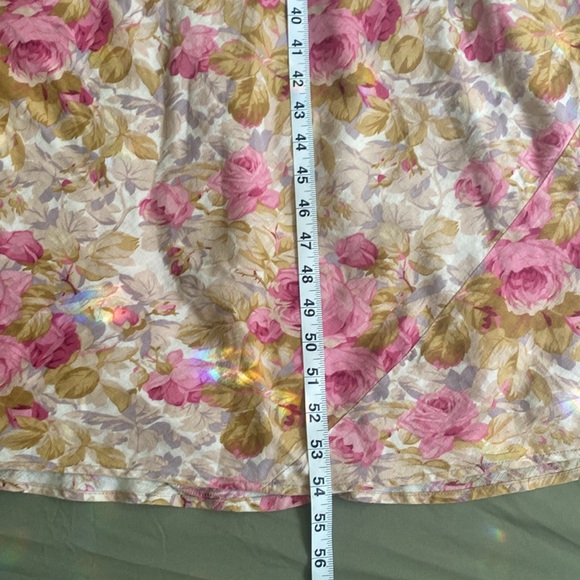 Karen Kane VINTAGE 100% LINEN Maxi Floral Dress - Picture 8 of 11